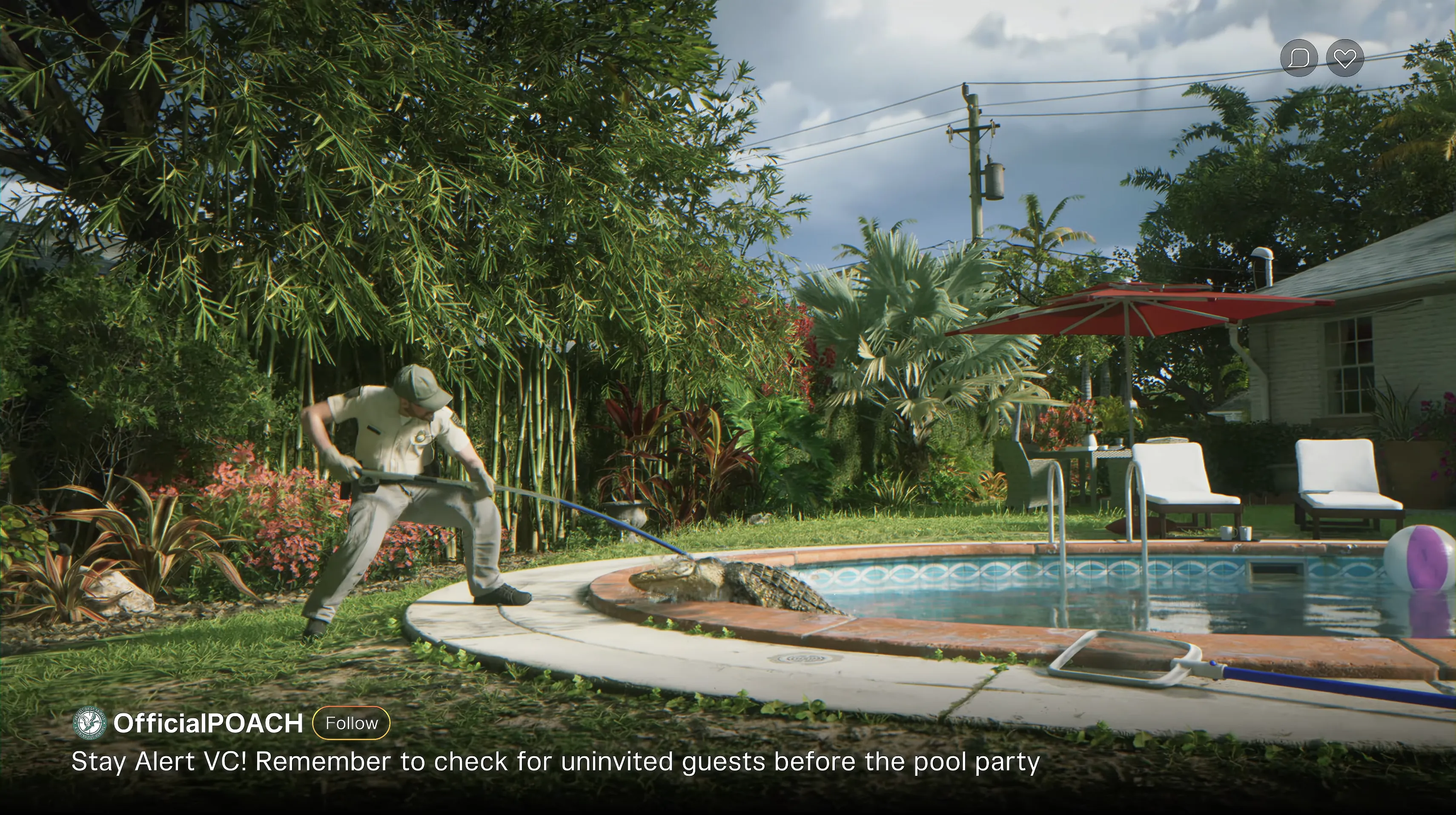 Alligator capture, video @OfficialPOACH - Trailer 1 Shot