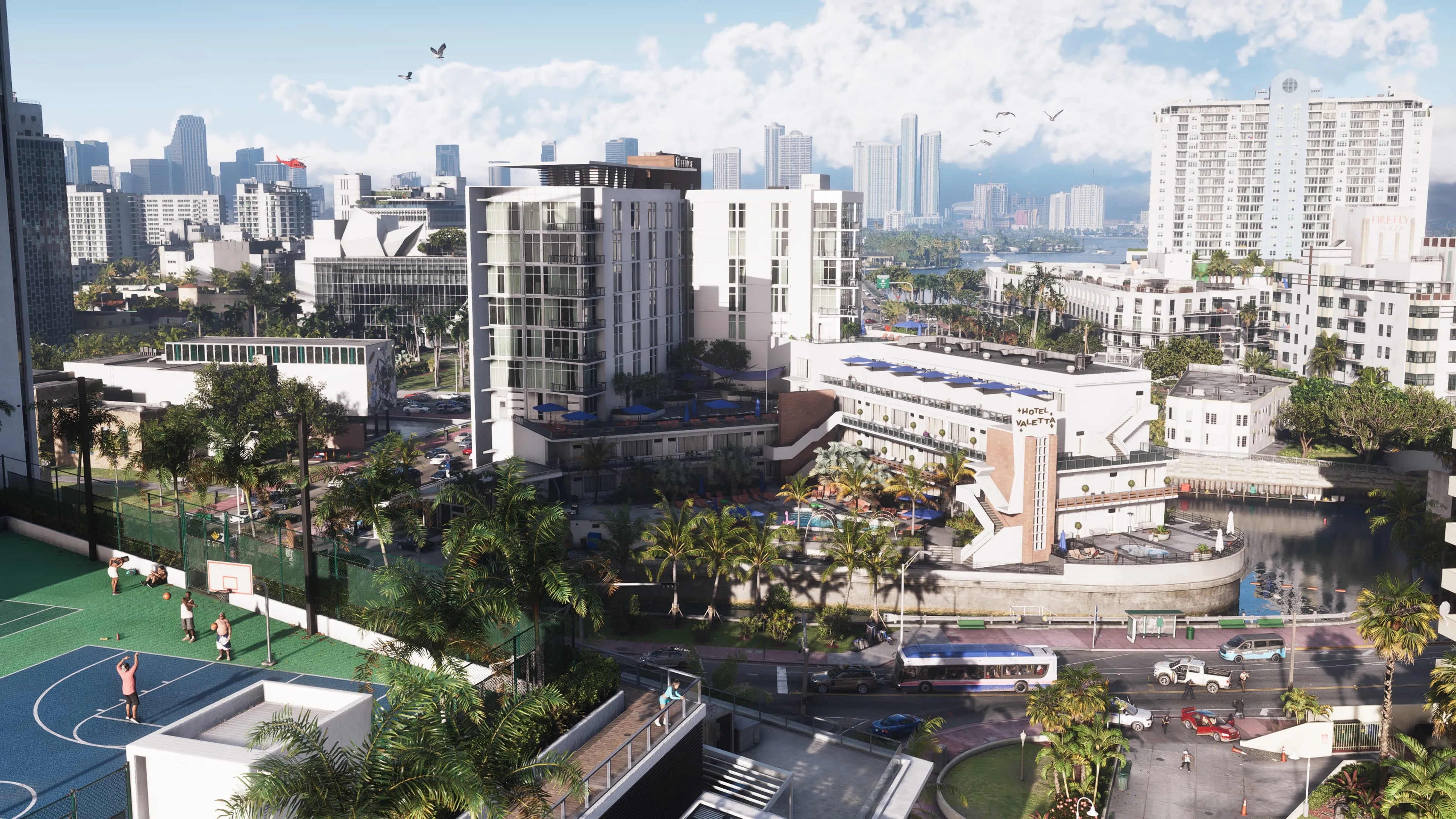 Daytime panorama of Vice City