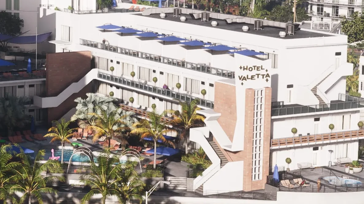 Daytime panorama of Vice City