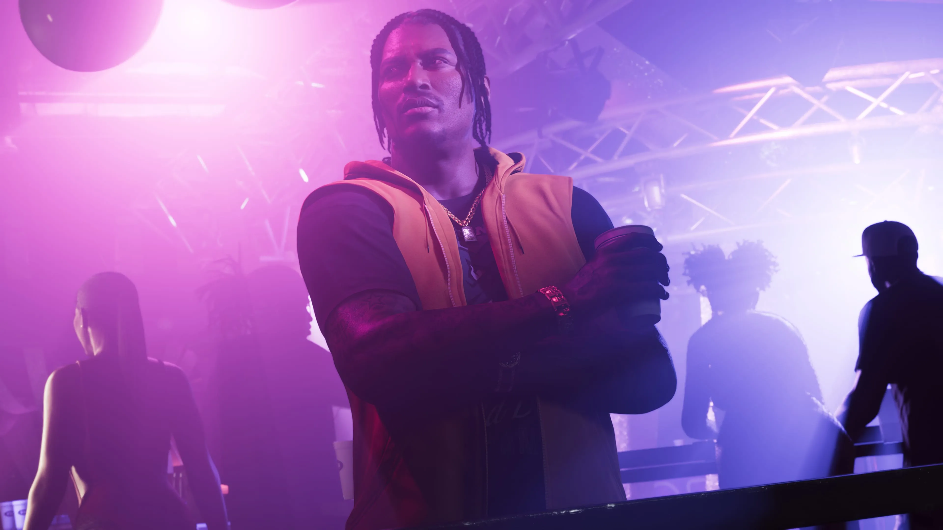 Dre'Quan Priest at a party