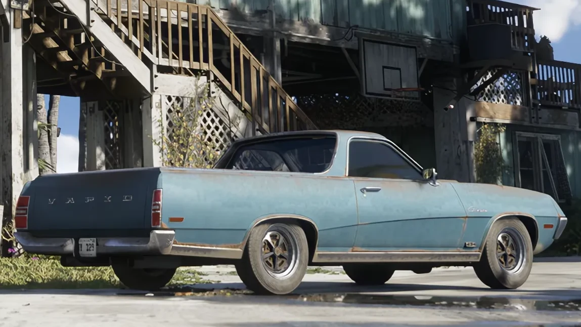 Jason fixing the roof - Trailer 2 Shot