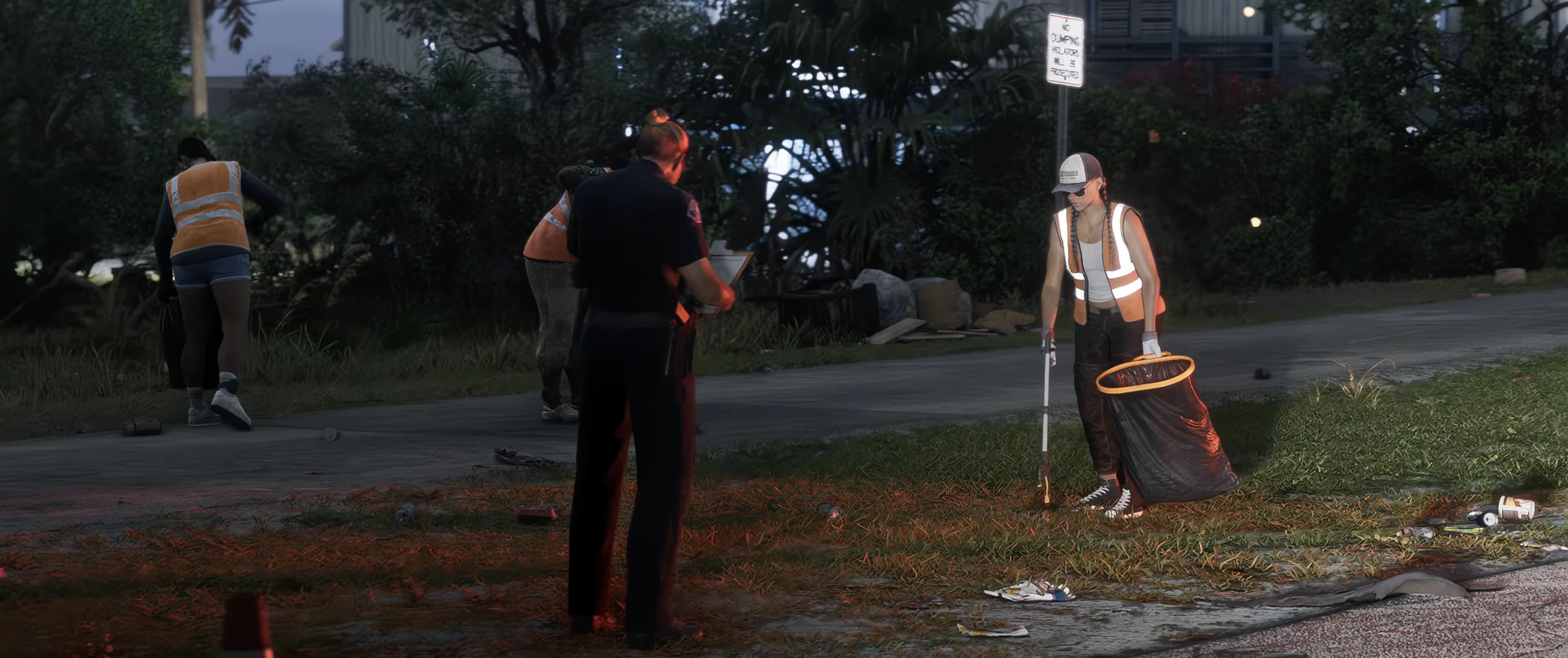 Lucia doing community service - Trailer 2 Shot