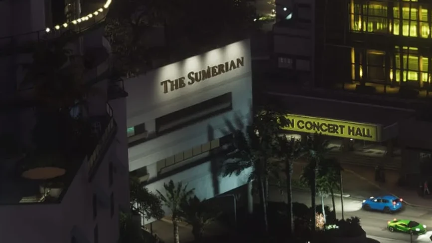 Night panorama of Vice City