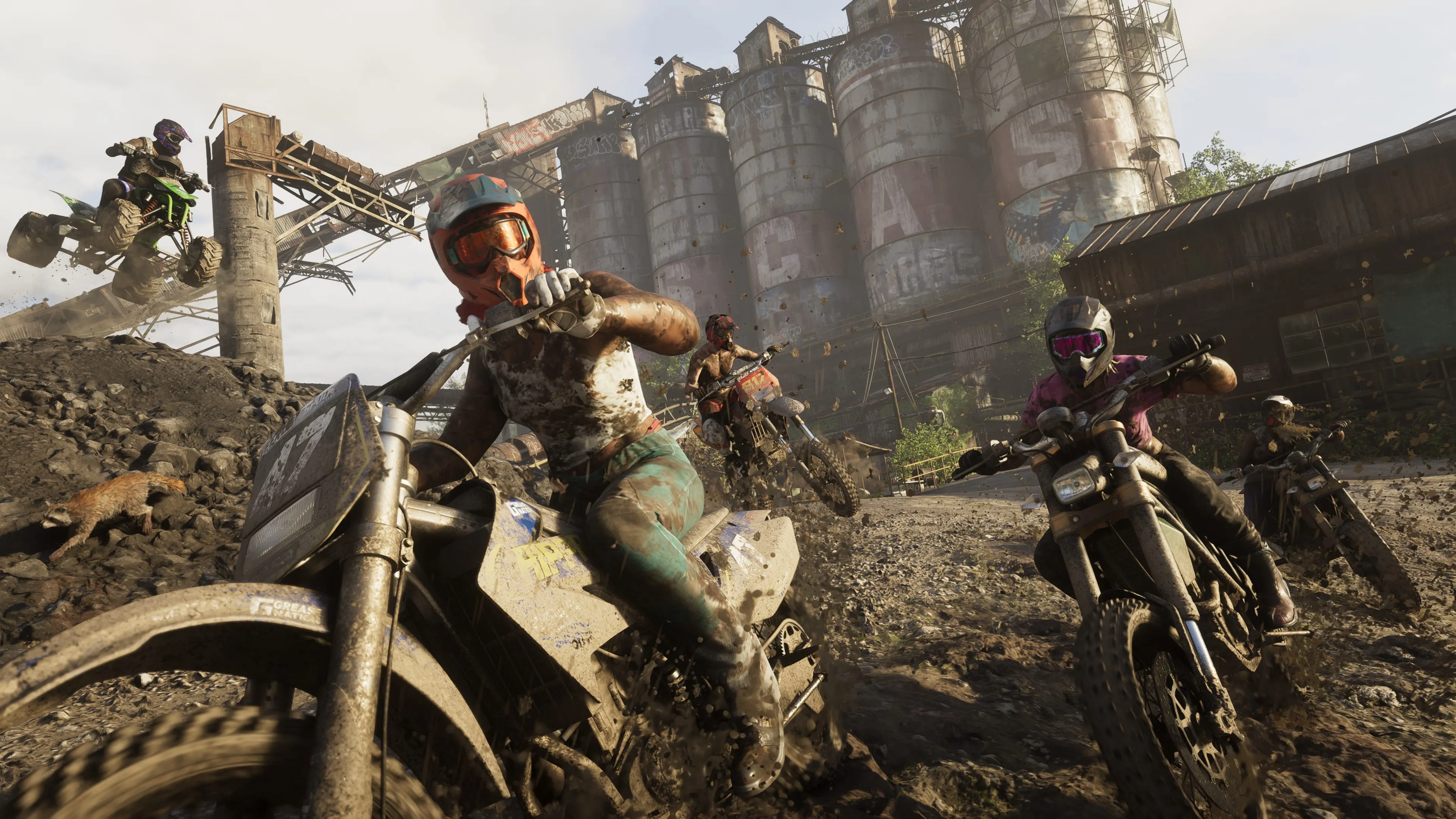 Offroad motorbike racing