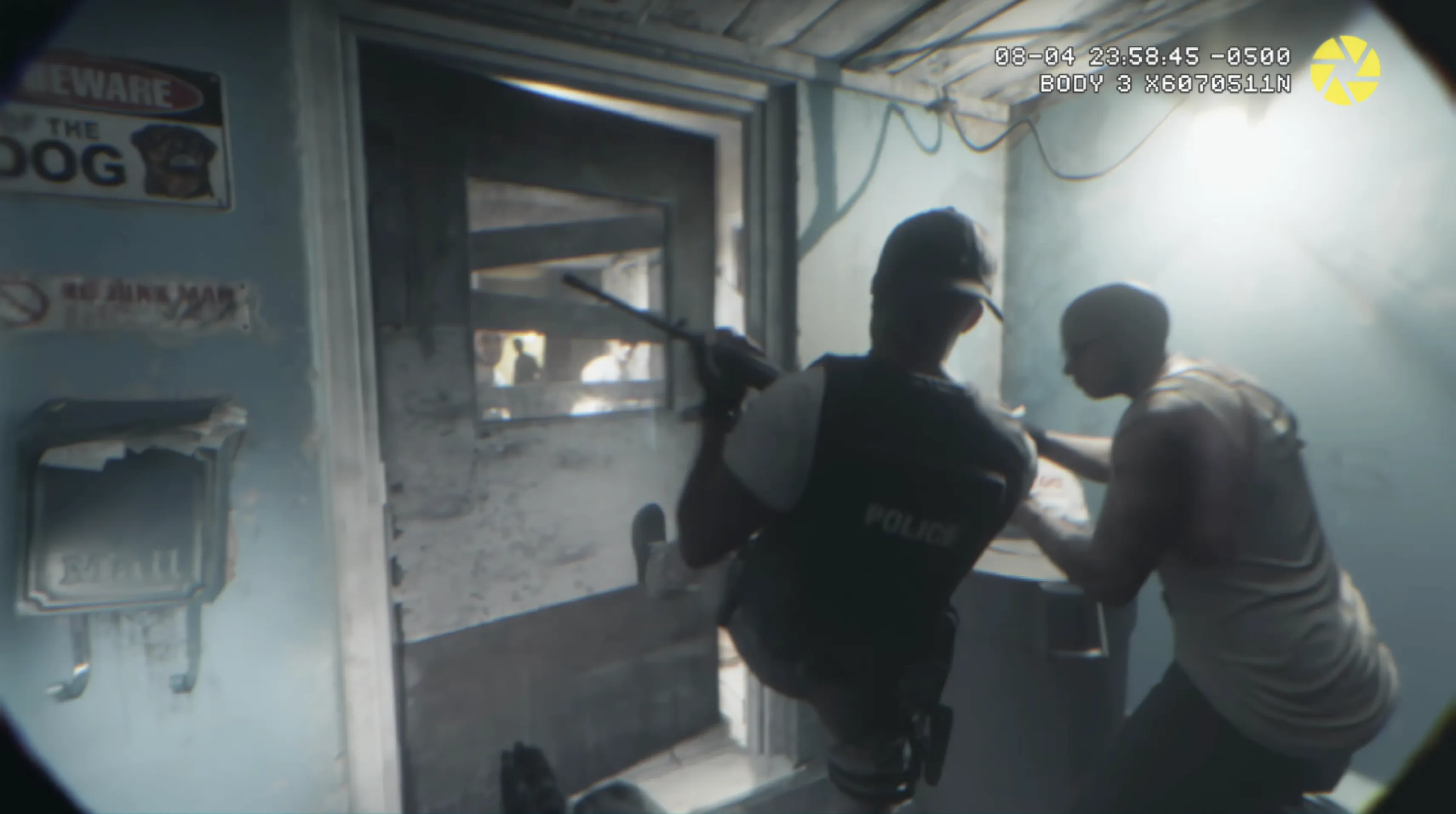 Police raid on a drug den - Trailer 1 Shot