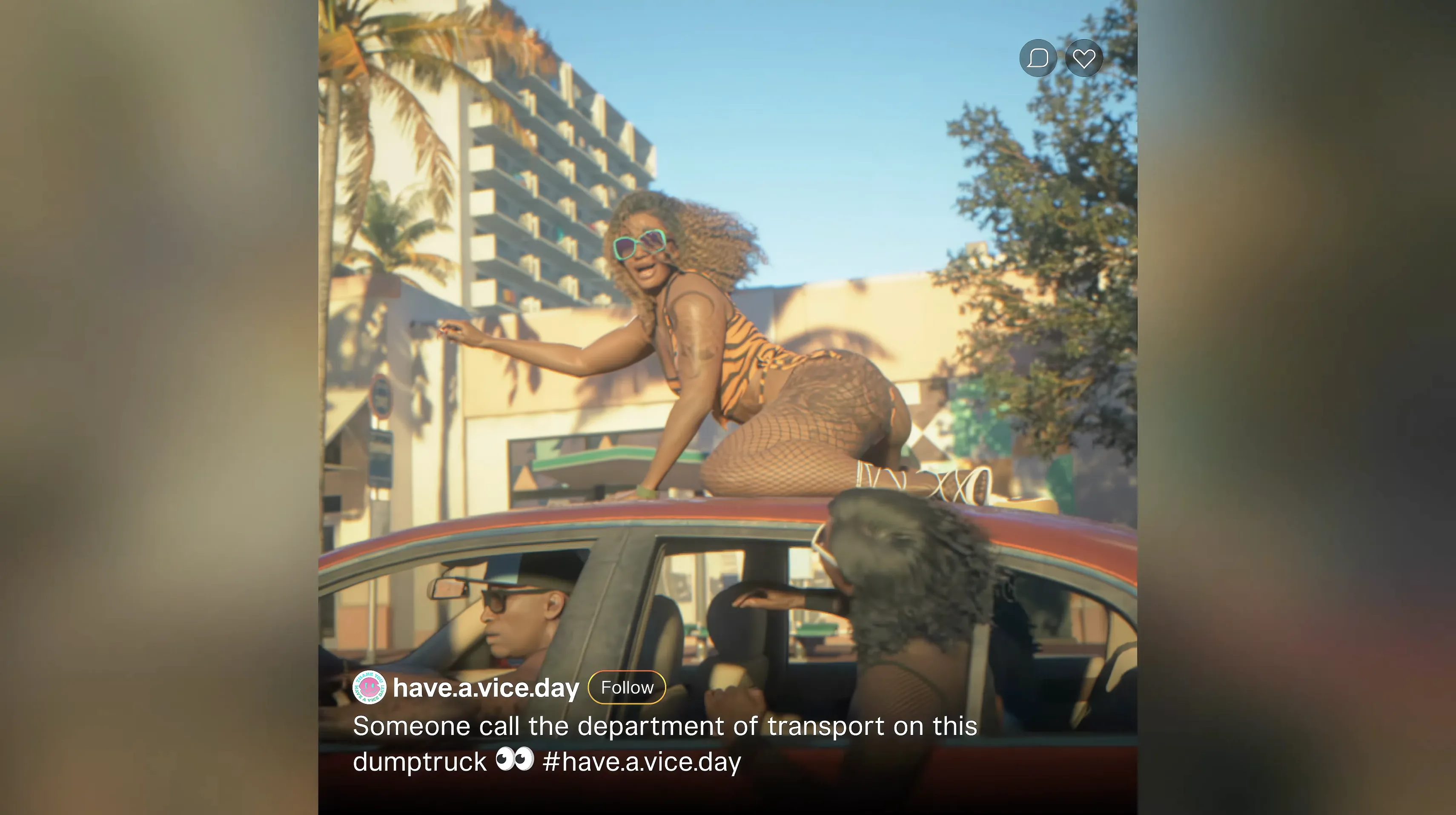 Twerking on a car roof, video @have.a.vice.day - Trailer 1 Shot